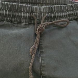 Olive green joggers